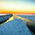 Dawn's Light on Knik River